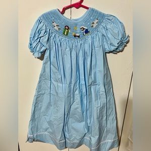 Smocked nativity dress